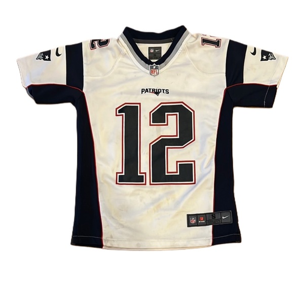 Nike Other - Nike Tom Brady #12 Kids Patriots Jersey size boys small (8)